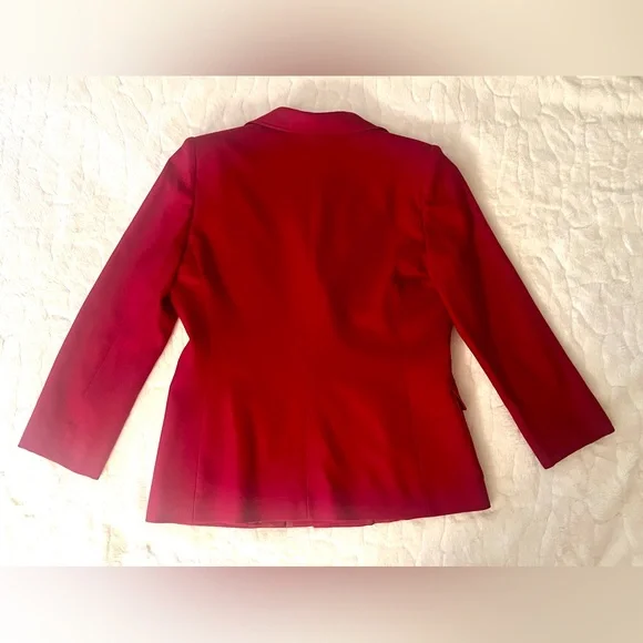 Emporio Armani Red Blazer size S - Picture 2 of 13